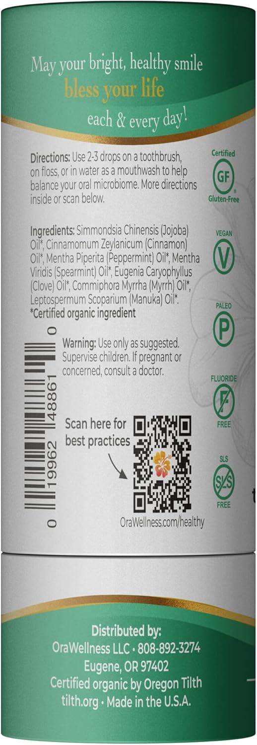 image:imageOraWellness Nut Free Healthy Mouth Blend Organic Toothpaste amp Mouthwash Alternative BrushEco Bamboo Toothbrush with 3 Rows to Reduce Gum Disease Promote Healthy Teeth and Gums