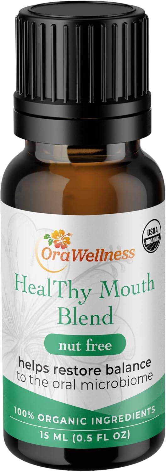 image:imageOraWellness Nut Free Healthy Mouth Blend Organic Toothpaste amp Mouthwash Alternative BrushEco Bamboo Toothbrush with 3 Rows to Reduce Gum Disease Promote Healthy Teeth and Gums