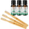 image:imageOraWellness Nut Free Healthy Mouth Blend Organic Toothpaste Alternative 3 Pack  BrushEco Bamboo Toothbrush with 3 Rows 3 Pack to Reduce Gum Disease Promote Healthy Teeth and Gums