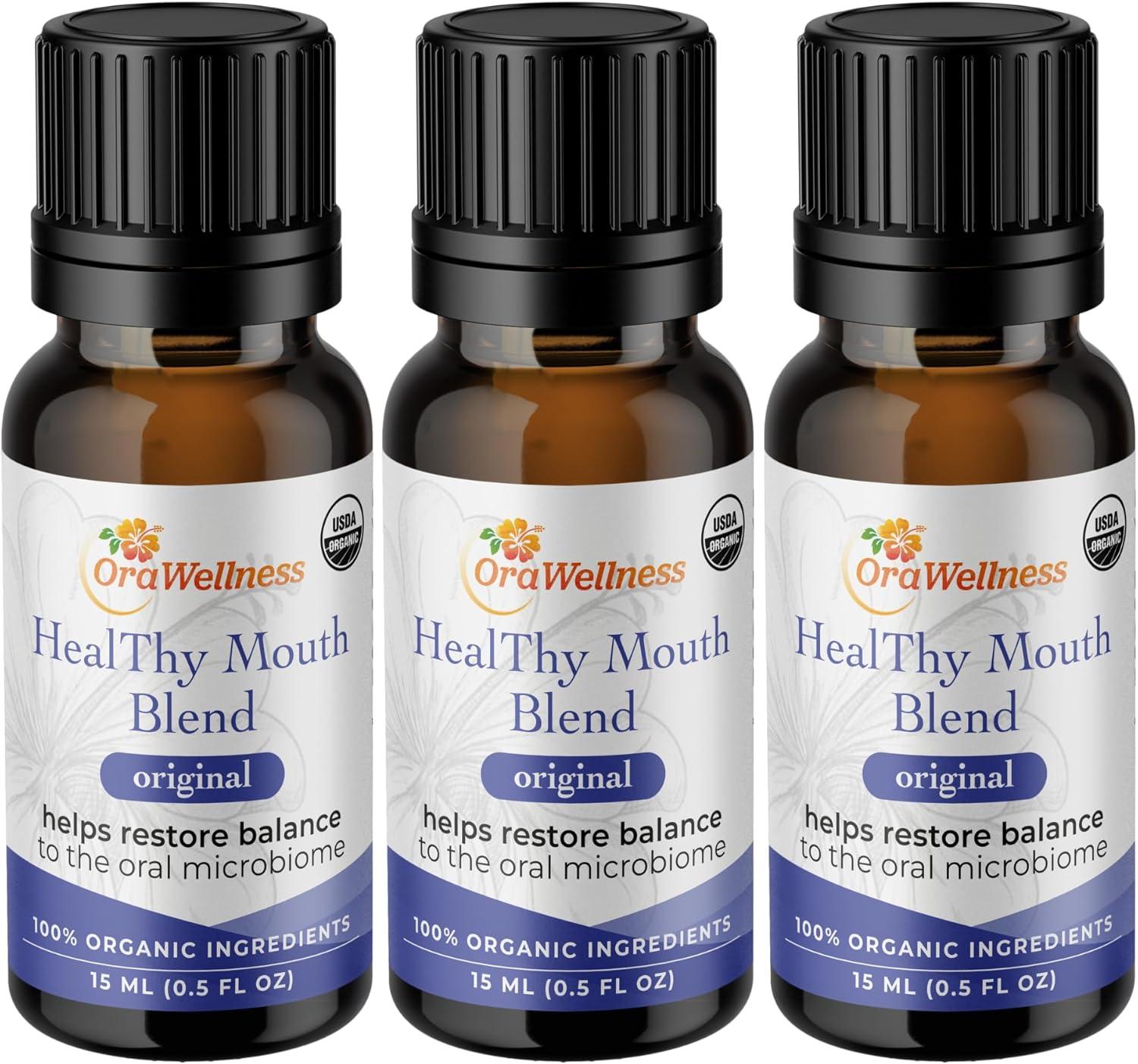 image:imageOraWellness Healthy Mouth Blend Organic Tooth Oil Fluoride Free Made in the USA Toothpaste amp Mouthwash Alternative Tooth Natural Rinse for Healthy Teeth amp Gums for Women Men and Kids Pack of 1Original